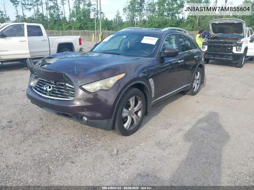2010 Infiniti Fx35 VIN: JN8AS1MW7AM855604 Lot: 42604122