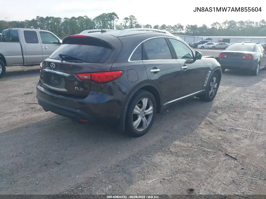 2010 Infiniti Fx35 VIN: JN8AS1MW7AM855604 Lot: 42604122