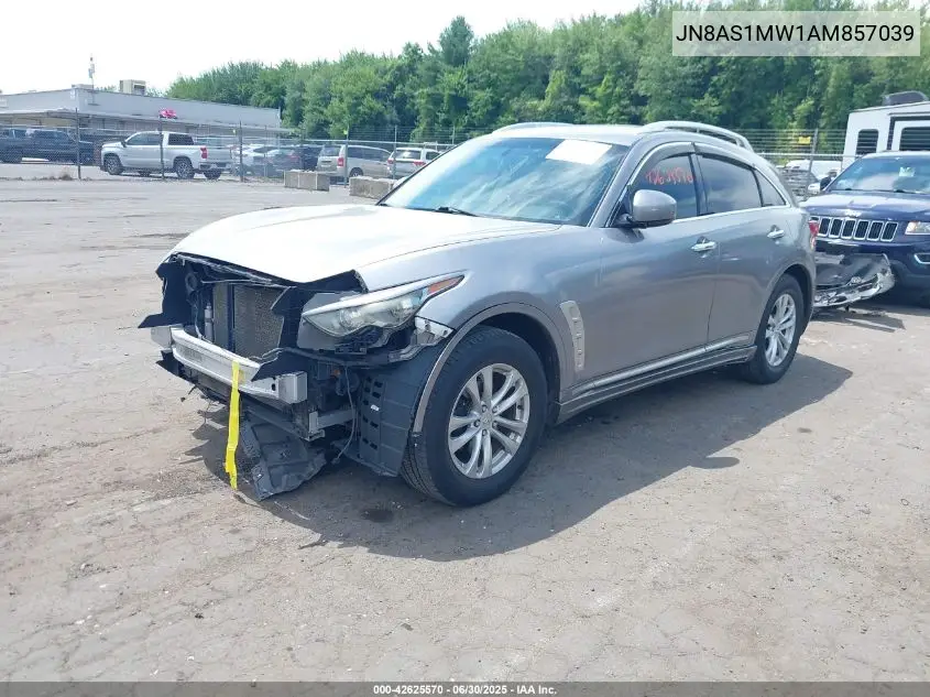 2010 Infiniti Fx35 VIN: JN8AS1MW1AM857039 Lot: 42625570