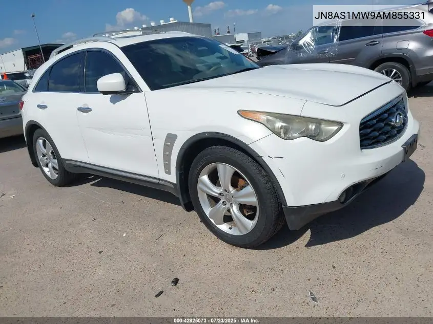 2010 Infiniti Fx35 VIN: JN8AS1MW9AM855331 Lot: 42825073