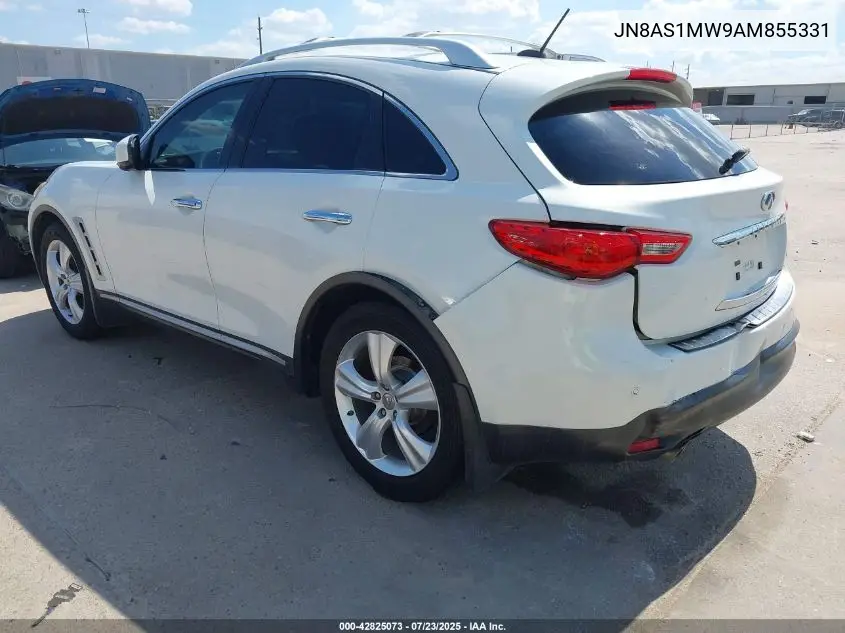 2010 Infiniti Fx35 VIN: JN8AS1MW9AM855331 Lot: 42825073