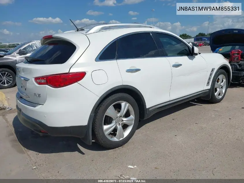 2010 Infiniti Fx35 VIN: JN8AS1MW9AM855331 Lot: 42825073
