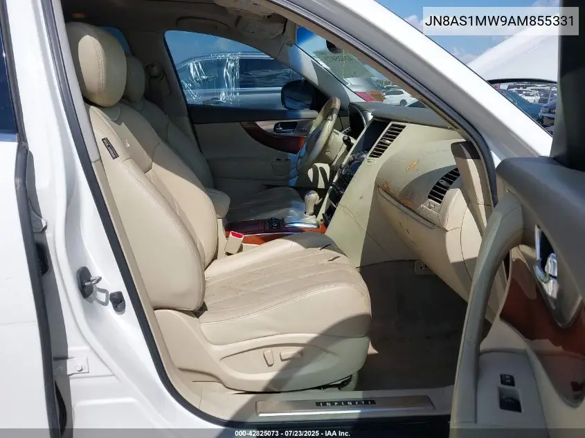 2010 Infiniti Fx35 VIN: JN8AS1MW9AM855331 Lot: 42825073