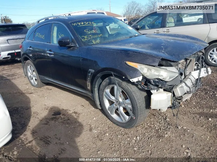 2011 Infiniti Fx35 VIN: JN8AS1MWXBM735071 Lot: 41473156