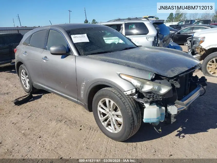 2011 Infiniti Fx35 VIN: JN8AS1MU4BM712013 Lot: 41831161
