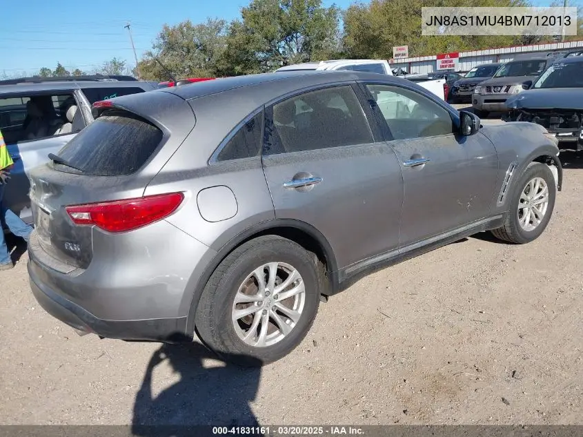 2011 Infiniti Fx35 VIN: JN8AS1MU4BM712013 Lot: 41831161