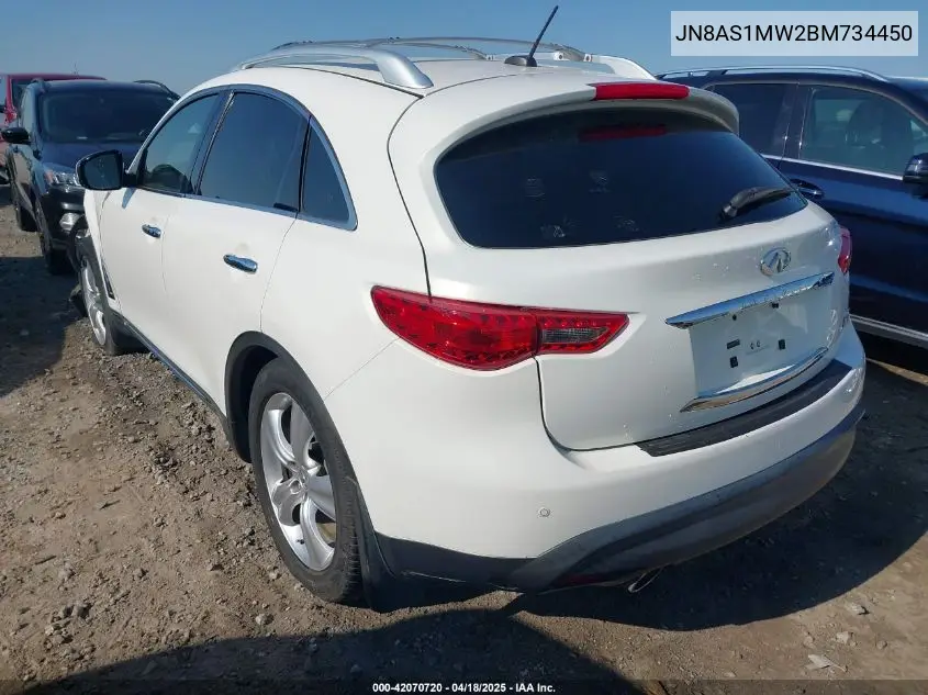 2011 Infiniti Fx35 VIN: JN8AS1MW2BM734450 Lot: 42070720