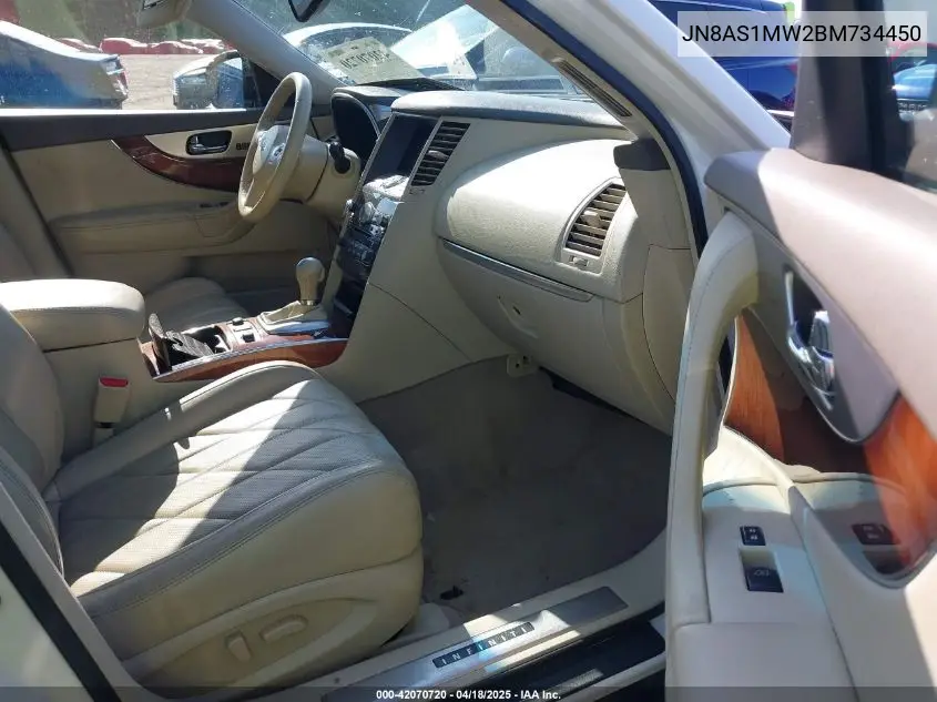 2011 Infiniti Fx35 VIN: JN8AS1MW2BM734450 Lot: 42070720