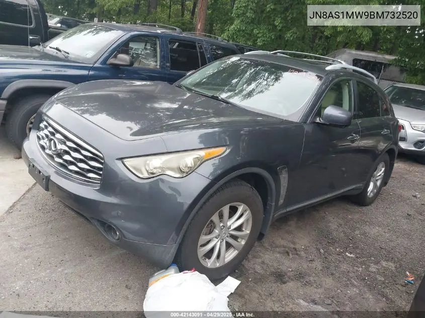 2011 Infiniti Fx35 VIN: JN8AS1MW9BM732520 Lot: 42143091