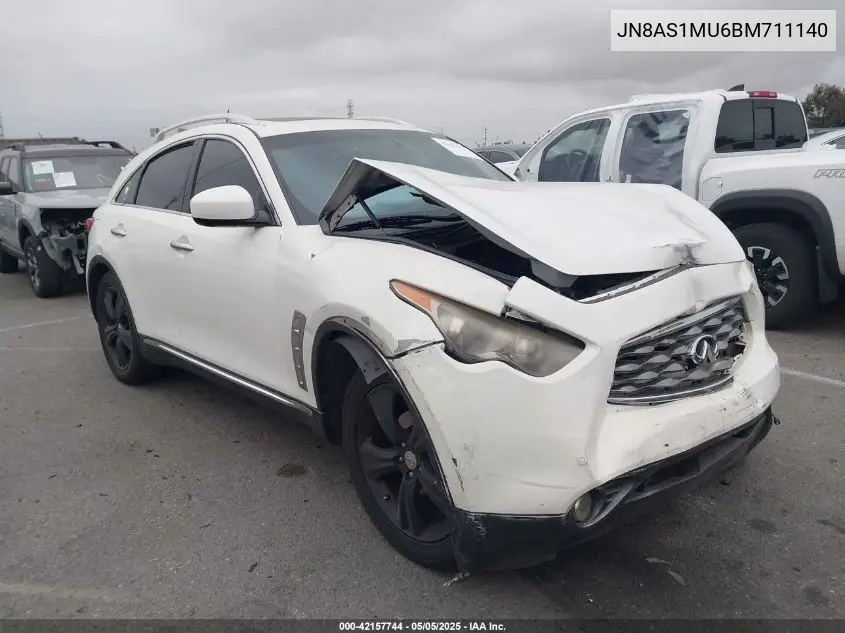 2011 Infiniti Fx35 VIN: JN8AS1MU6BM711140 Lot: 42157744