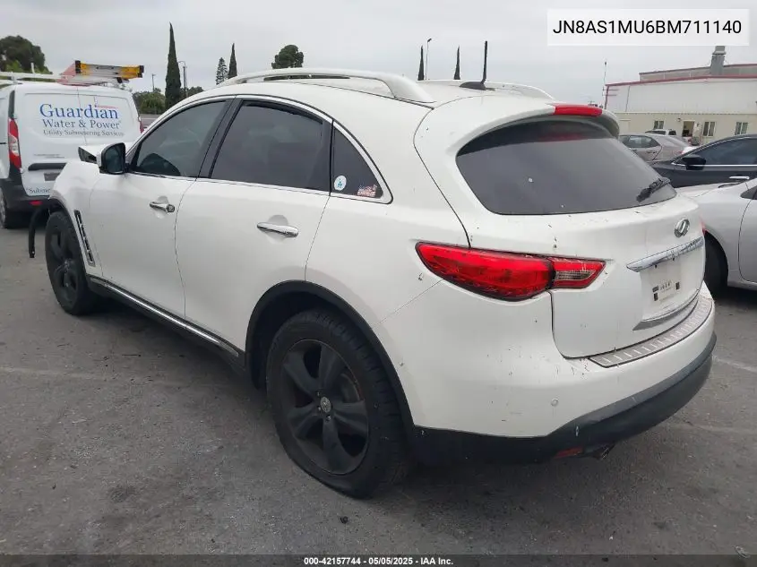 2011 Infiniti Fx35 VIN: JN8AS1MU6BM711140 Lot: 42157744
