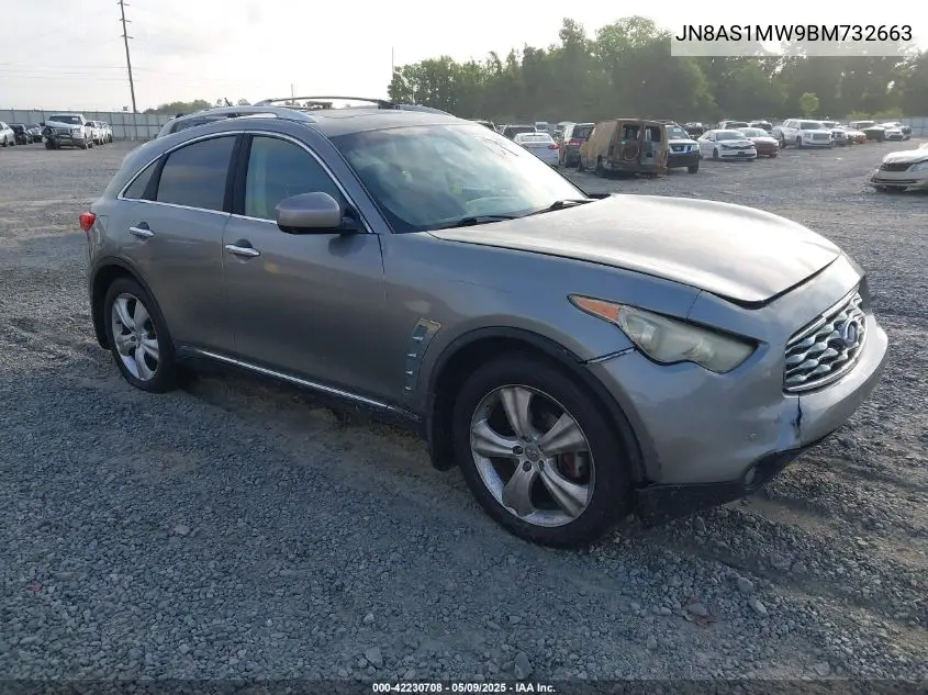 2011 Infiniti Fx35 VIN: JN8AS1MW9BM732663 Lot: 42230708