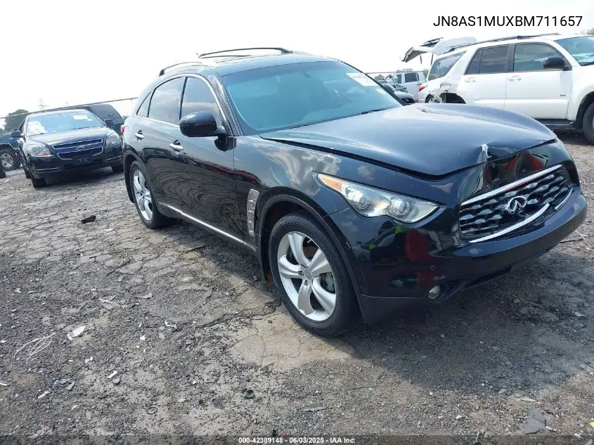 2011 Infiniti Fx35 VIN: JN8AS1MUXBM711657 Lot: 42389148