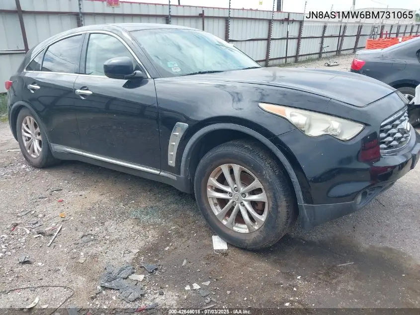 2011 Infiniti Fx35 VIN: JN8AS1MW6BM731065 Lot: 42646018