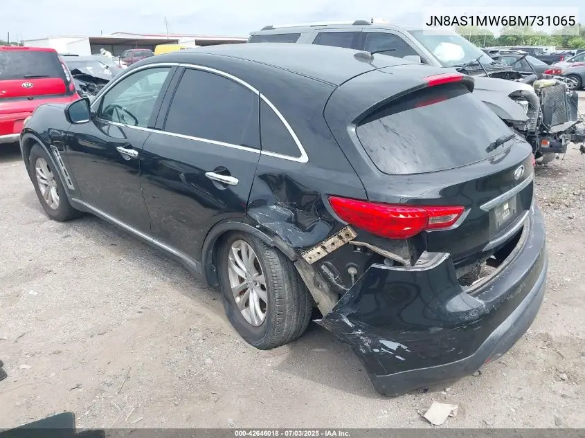 2011 Infiniti Fx35 VIN: JN8AS1MW6BM731065 Lot: 42646018