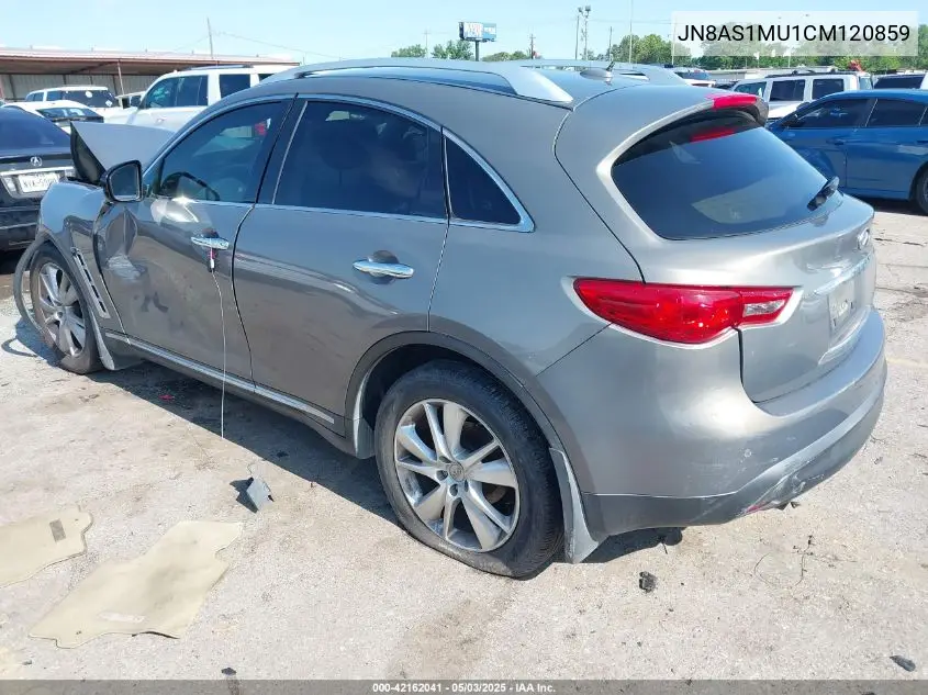 2012 Infiniti Fx35 VIN: JN8AS1MU1CM120859 Lot: 42162041