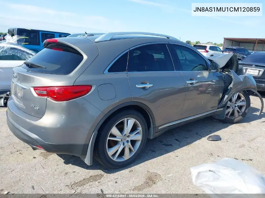 2012 Infiniti Fx35 VIN: JN8AS1MU1CM120859 Lot: 42162041