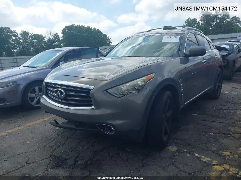 2012 Infiniti Fx35 VIN: JN8AS1MW1CM154172 Lot: 42223630