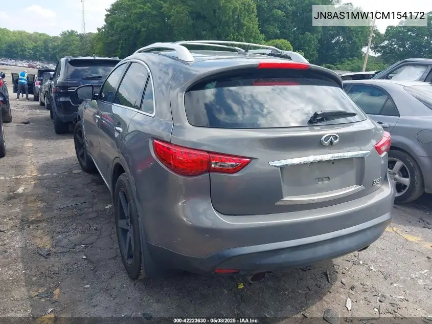 2012 Infiniti Fx35 VIN: JN8AS1MW1CM154172 Lot: 42223630