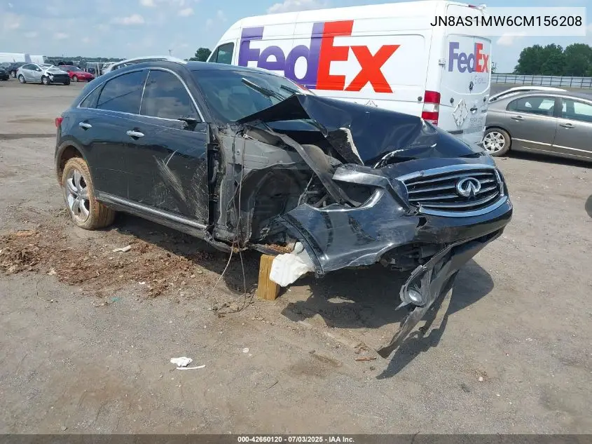 2012 Infiniti Fx35 VIN: JN8AS1MW6CM156208 Lot: 42660120