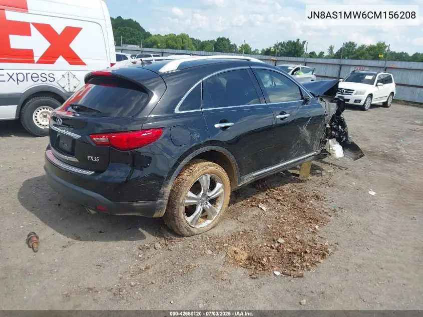 2012 Infiniti Fx35 VIN: JN8AS1MW6CM156208 Lot: 42660120
