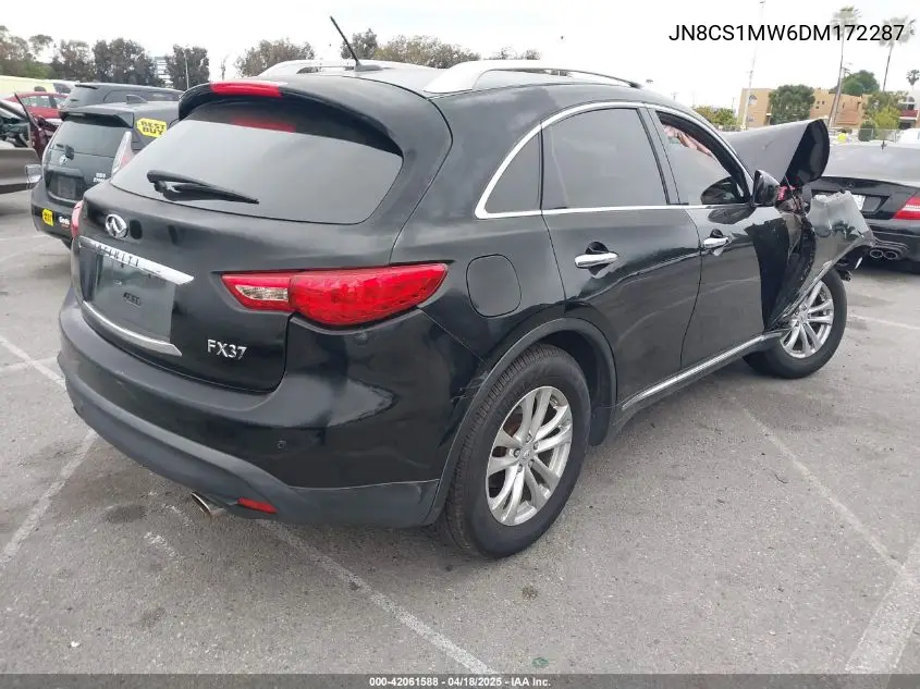 2013 Infiniti Fx37 VIN: JN8CS1MW6DM172287 Lot: 42061588