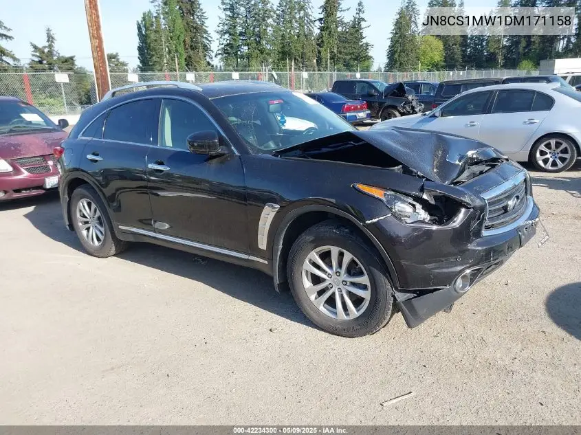 2013 Infiniti Fx37 VIN: JN8CS1MW1DM171158 Lot: 42234300