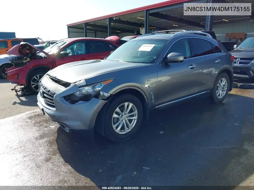 2013 Infiniti Fx37 VIN: JN8CS1MW4DM175155 Lot: 42524263