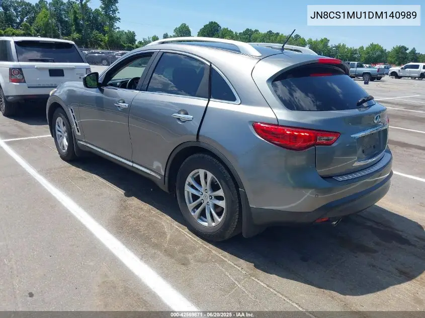 2013 Infiniti Fx37 VIN: JN8CS1MU1DM140989 Lot: 42569871