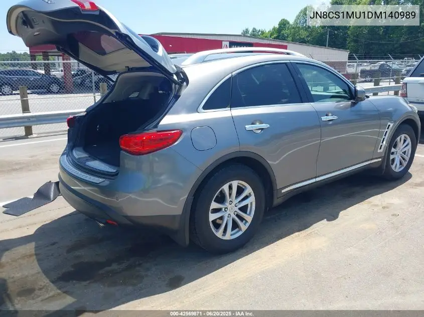 2013 Infiniti Fx37 VIN: JN8CS1MU1DM140989 Lot: 42569871