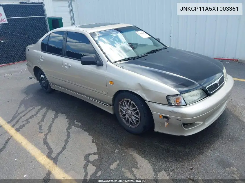 1999 Infiniti G20 Standard/Touring VIN: JNKCP11A5XT003361 Lot: 42512552