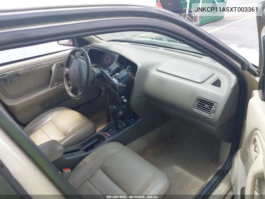 1999 Infiniti G20 Standard/Touring VIN: JNKCP11A5XT003361 Lot: 42512552