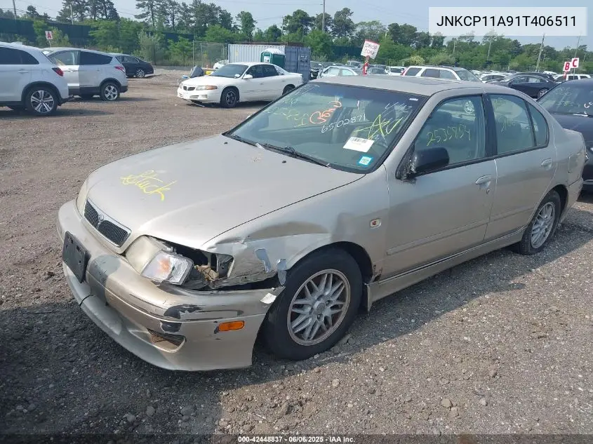 2001 Infiniti G20 Luxury VIN: JNKCP11A91T406511 Lot: 42448837