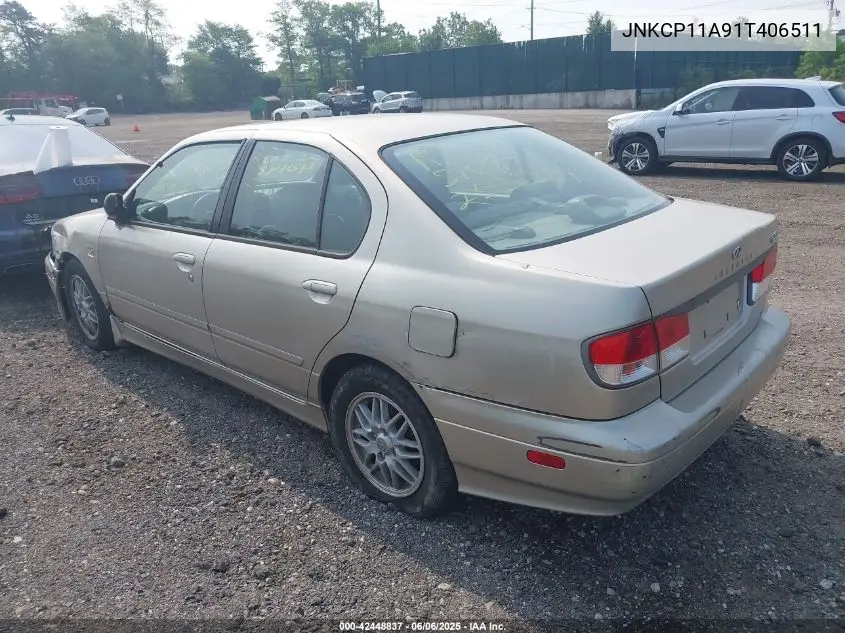 2001 Infiniti G20 Luxury VIN: JNKCP11A91T406511 Lot: 42448837
