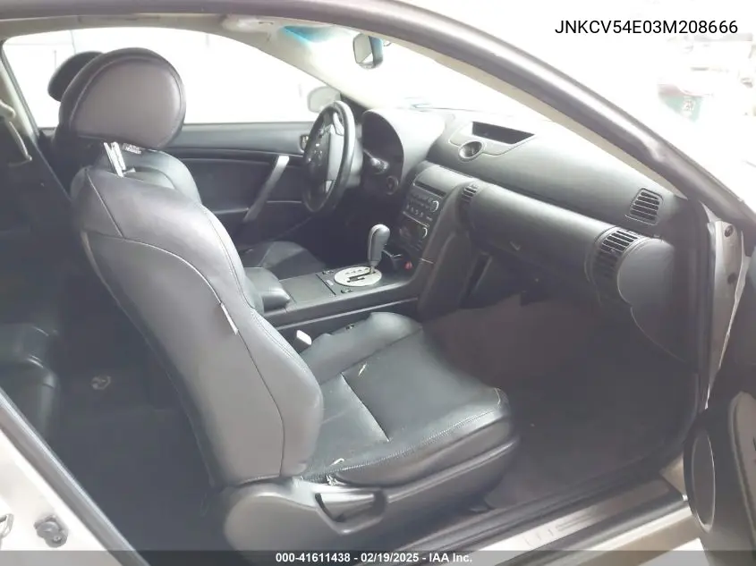 2003 Infiniti G35 Base W/Leather VIN: JNKCV54E03M208666 Lot: 41611438