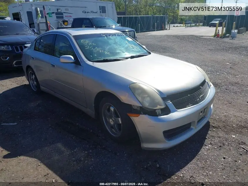 2003 Infiniti G35 Luxury Leather VIN: JNKCV51E73M305559 Lot: 42217993