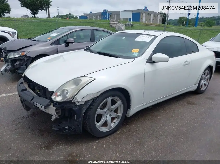2003 Infiniti G35 Base W/Leather VIN: JNKCV54E23M208474 Lot: 42495789