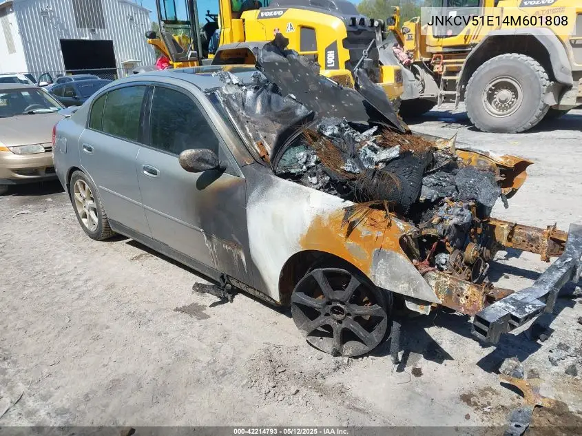 2004 Infiniti G35 VIN: JNKCV51E14M601808 Lot: 42214793