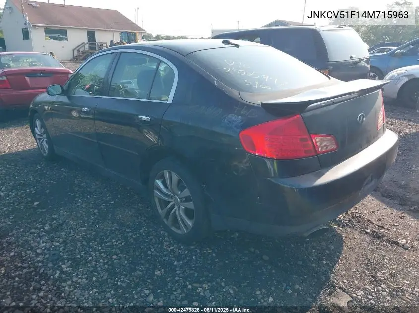 2004 Infiniti G35X VIN: JNKCV51F14M715963 Lot: 42479828