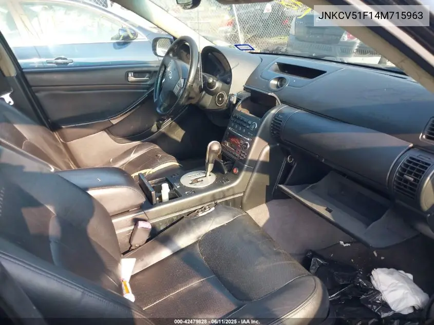 2004 Infiniti G35X VIN: JNKCV51F14M715963 Lot: 42479828