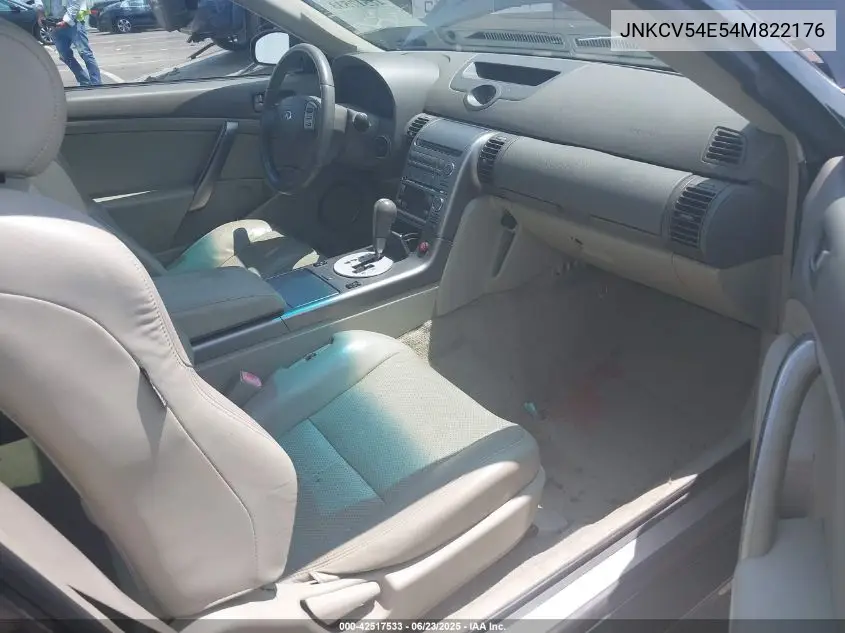2004 Infiniti G35 VIN: JNKCV54E54M822176 Lot: 42517533