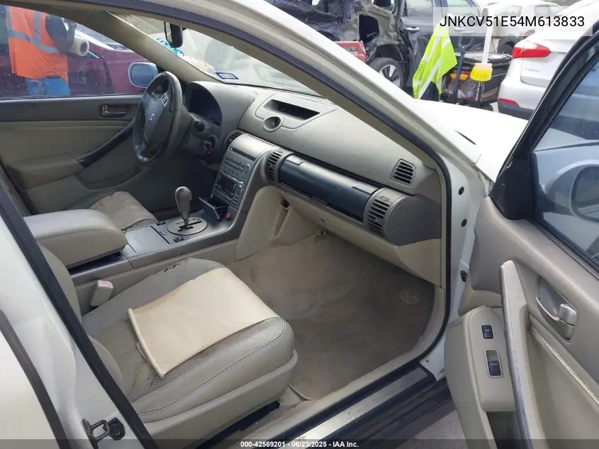 2004 Infiniti G35 VIN: JNKCV51E54M613833 Lot: 42569201