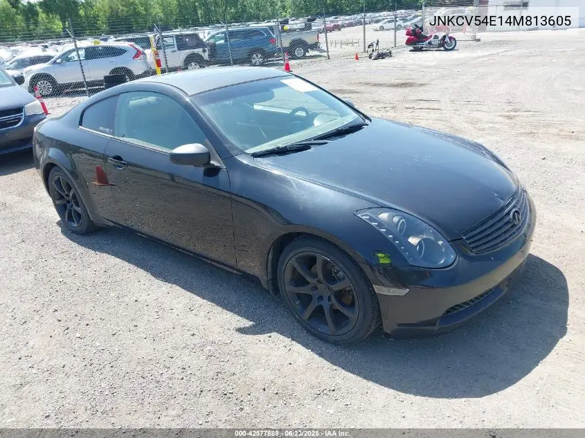 2004 Infiniti G35 VIN: JNKCV54E14M813605 Lot: 42577889