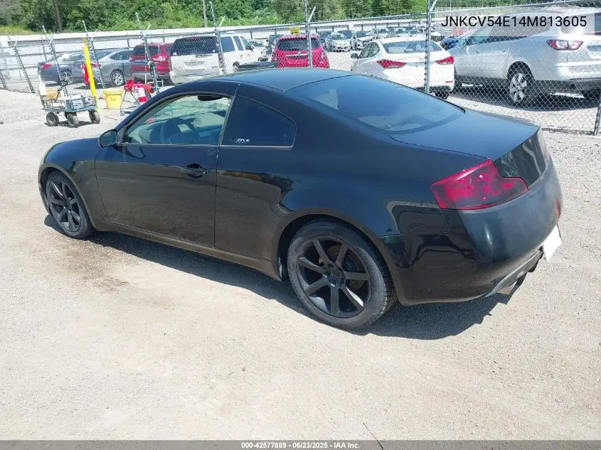 2004 Infiniti G35 VIN: JNKCV54E14M813605 Lot: 42577889