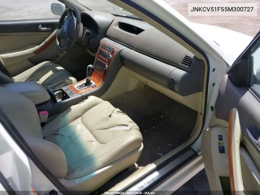 2005 Infiniti G35X VIN: JNKCV51F55M300727 Lot: 42196422