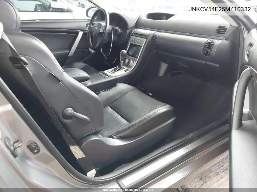 2005 Infiniti G35 VIN: JNKCV54E25M410332 Lot: 42207214