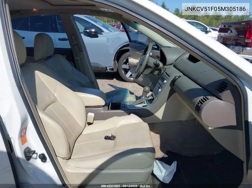 2005 Infiniti G35X VIN: JNKCV51F05M305186 Lot: 42231602