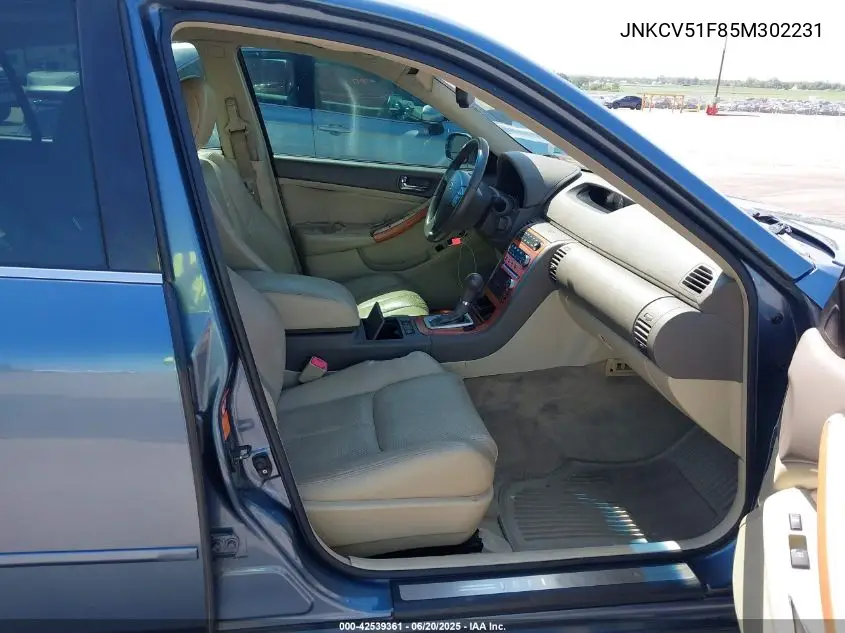 2005 Infiniti G35X VIN: JNKCV51F85M302231 Lot: 42539361