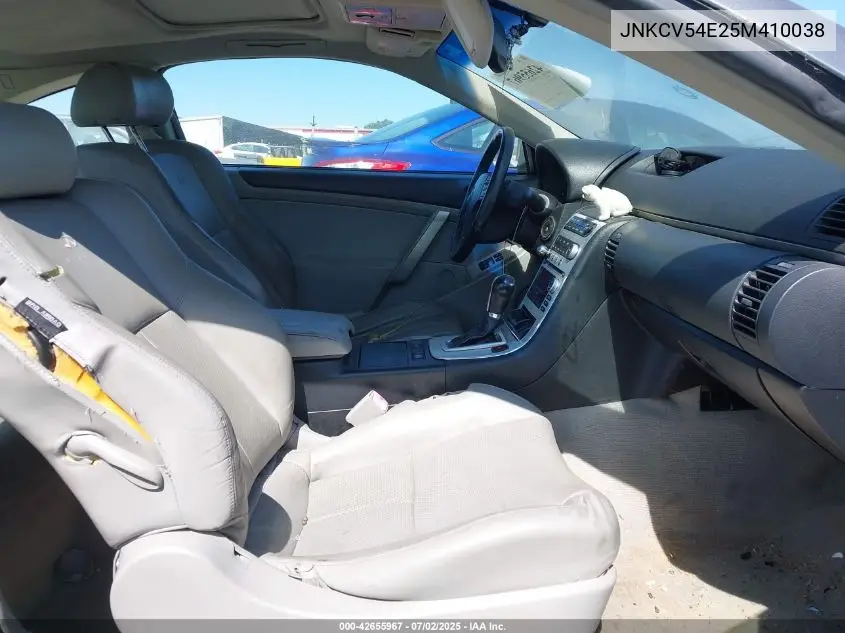 2005 Infiniti G35 VIN: JNKCV54E25M410038 Lot: 42655967