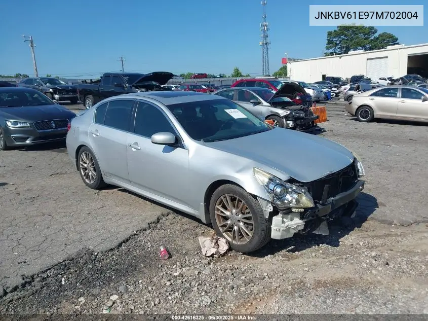 2007 Infiniti G35 Sport VIN: JNKBV61E97M702004 Lot: 42616325